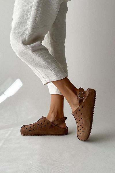 nope21shoess Sandale River Soil din piele naturală