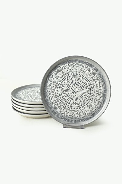 Keramika Farfurie Tort Piatra 22 Cm 6 Bucati 21426