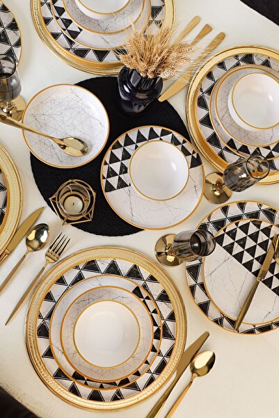 Keramika Trigon Yemek Takımı 24 Parça 6 Kişilik 18765-67