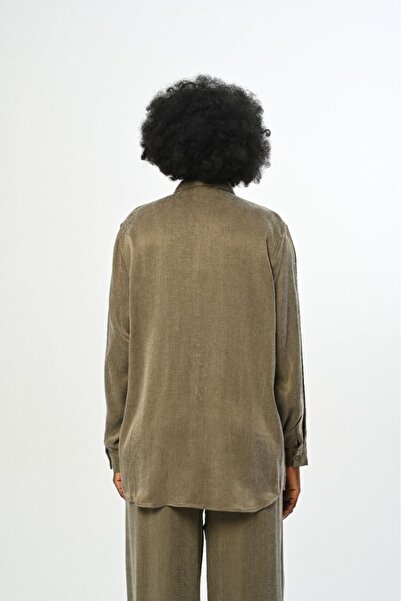 Orfeo Negro Women's Oversize Solid Color Shirt