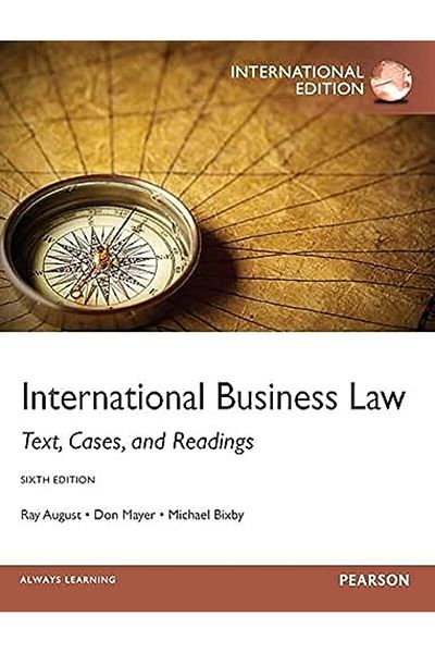 Pearson International Business Law International Edition