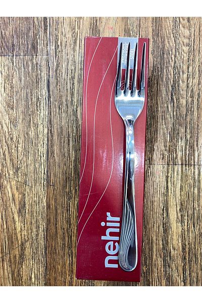 Nehir 12 Pieces Belted Simple Dinner Fork Set