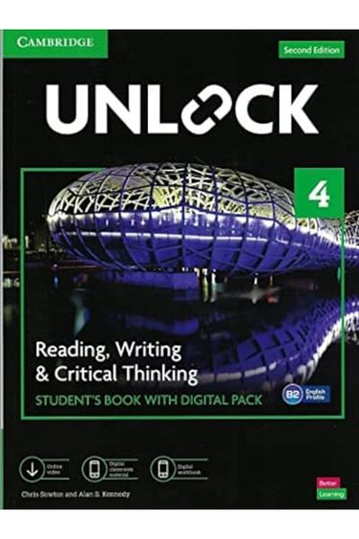Cambridge Unlock Level 4 Reading Writing & Critical Thinking Students Book Mob App And Online Workbook W