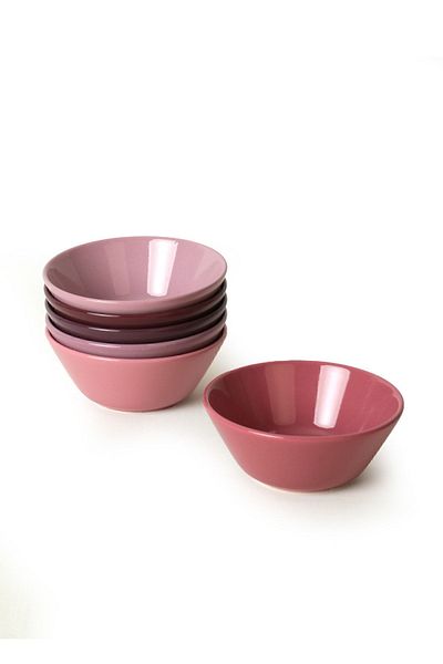 Keramika Mix Purple Hitit Bowl 14 cm 6 Τεμάχια