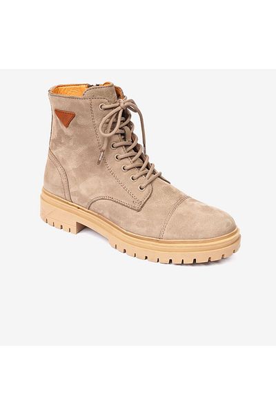 Greyder Ανδρικές μπότες από γνήσιο δέρμα Nubuck Dark Mink 4k1ub15070n
