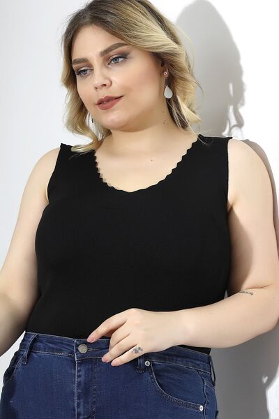 Devinka Bluză oversize pentru tricotaje cu guler scară de damă