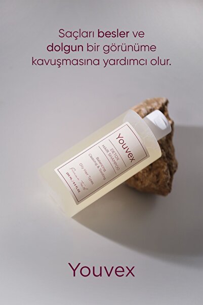 The Youvex Yağlı Saçlar için Detox Bakım Şampuanı 250 ML
