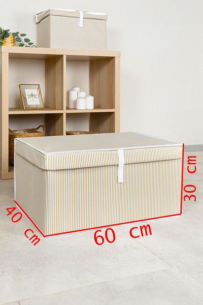 Emofom 5 Mega Folding Boxes - 60x40x30 CM, Θήκη πολλαπλών χρήσεων (μαξιλάρι, πάπλωμα και ρούχα)