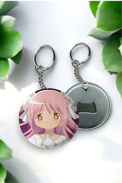 Major Selection سلسلة مفاتيح أنيمي كبيرة الحجم من Puella Magi Madoka Magica - 58 ملم