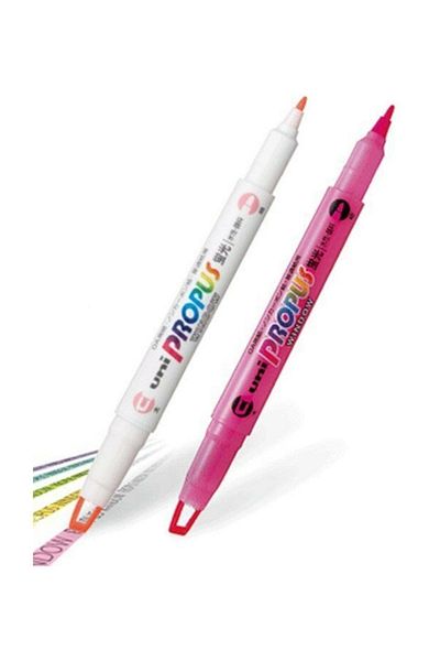 Uni Propus Window Highlighter 5 Pack