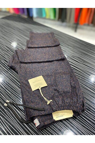 Perecoma Corcotti YÜN KLASİK BELDEN LASTİKLİ KIŞLIK PANTOLON