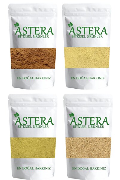 ASTERA Sporcu Enerji Seti 100 Gr Çoban Çökerten Toz + 10 G Ginseng + 250 G Keçiboynuz Un + 100 G Çakşır Kök