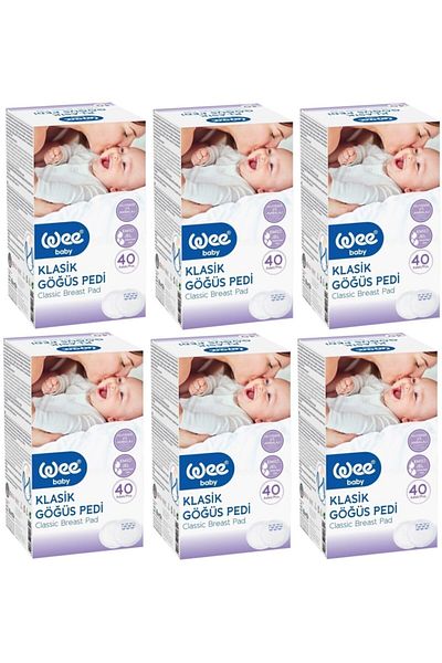 Wee Classic Breast Pad 6 Pieces of 40
