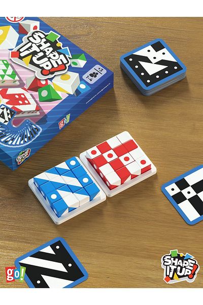 Go Toys Shape Push up Pattern Design Visual Skill-Developing Educational Toy