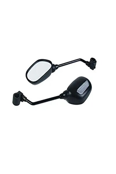 Forte GT Jing-yi Bisiklet Ayna Kelepçeli Black Ayaklı Reflektörlü Takım (SAĞ ...
