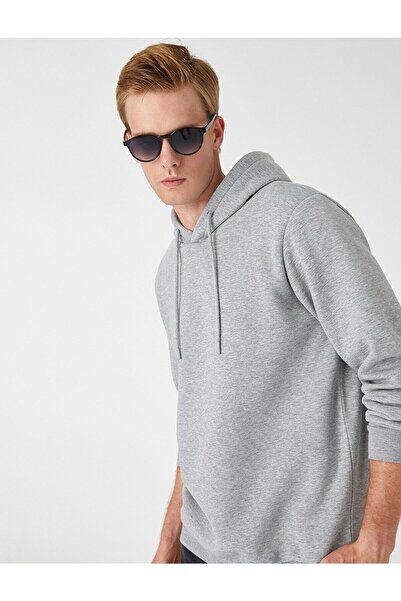 Koton Ανδρικό μπλουζάκι με κουκούλα