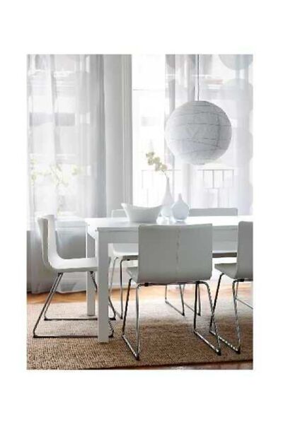IKEA مصباح سقف معلق على شكل فانوس ياباني من ورق ريجوليت مقاس 45 سم