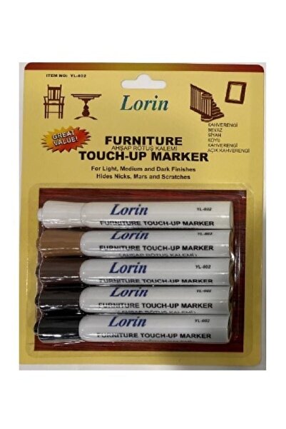 Rem Lorin Mobilya Ahşap Rötüş Kalemi 5'li Set