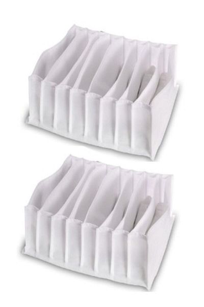 Serstil 2 db – Nagy 8 rekeszes fiókos rendszerező – 2 db 27 x 35 x 17