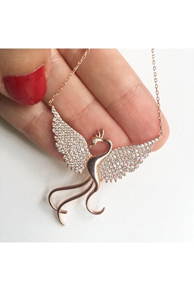 simurg jewellery Anka Kuşu Gümüş Kolye