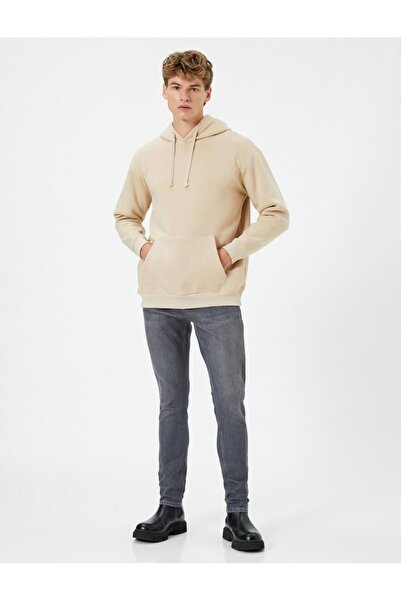 Koton Men's Kangaroo Pocket Sweat