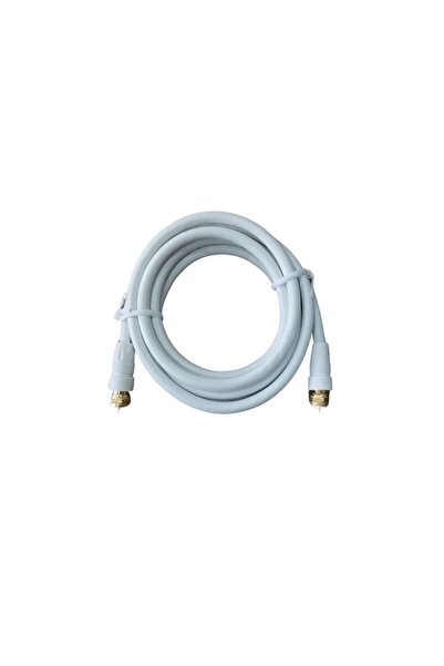 technozi 2 Metre Anten Kablosu Hazır 4k Çanak Lnb Kablosu ( Altın Uç F Konnek...