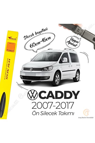 Inwells Muz Silecek Takımı Volkswagen Caddy 2007-2017 ile uyumlu