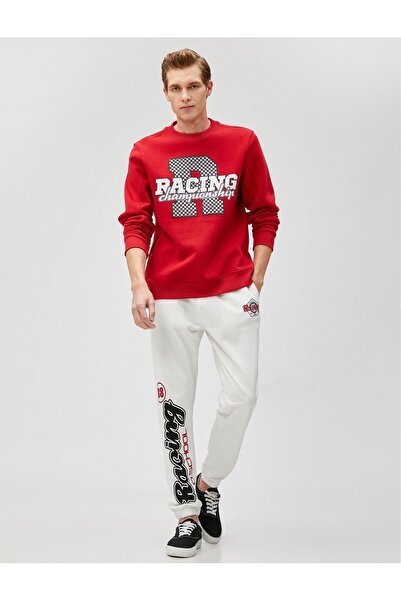 Koton Erkek Yarış Temalı Sweat