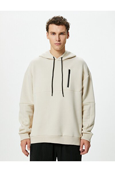 Koton Men's Oversize Hoodie Sweat