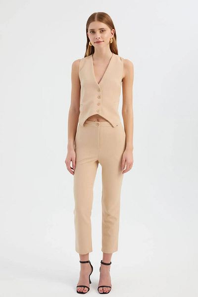 Hiccup Ψηλόμεσο Slim Fit Παντελόνι - Κομψό Σχέδιο