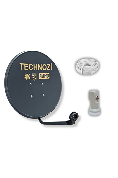 technozi Millenium 70 cm Çanak Anten Tekli Lnb 20 Metre Kablo