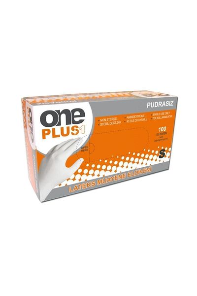 Oneplus Latex Powder-Free Exam Gloves 100 Pcs