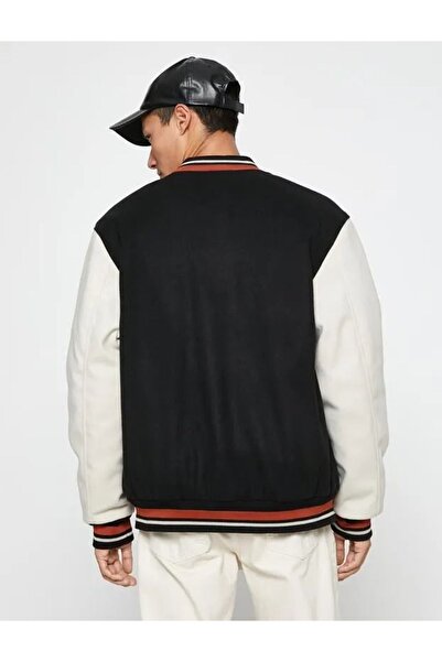 Koton Ανδρικό παλτό με γιακά Bomber