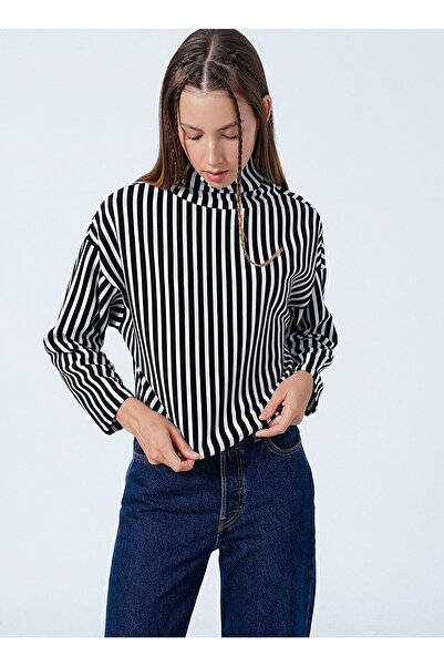 Koton Women's High Collar Sweater