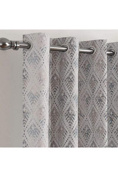 Home Box Emma Sheldon 2-Piece Jacquard Curtain Set - 135x280 cm