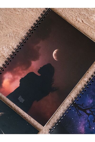 Fobinote Caiete de școală în spirală din seria Trend - Set de 4 (80 de coli)