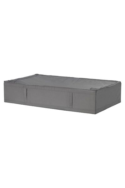 IKEA 90x53x19 cm Skubb Bag - Dark Gray Underbed and Bed Sheet Storage Box