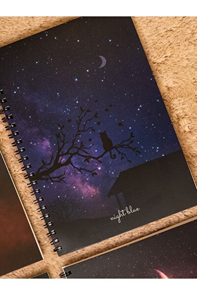 Fobinote Caiete de școală în spirală din seria Trend - Set de 4 (80 de coli)