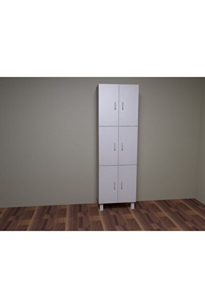 Gökberk Gb-6350 6 Kapaklı 6 Raflı Çok Amaçlı Dolap