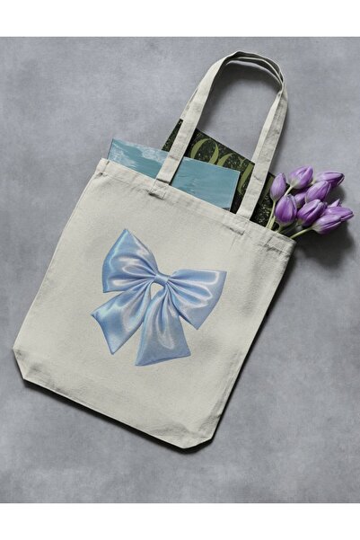redame Bows Pinterest Kurdeleler Y2K Retro Unisex Bez Çanta Tote Bag