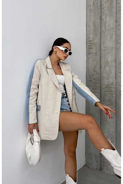 Butik Şenel Τζιν μπουφάν Gabardine