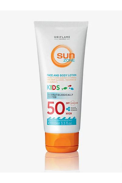 Oriflame Sun Zone SPF 50 High Protection Sun Lotion for Children - Face and Body