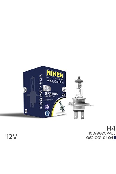 Niken NİKEN AMPUL H4 12V 100W P43T TIRNAKLI