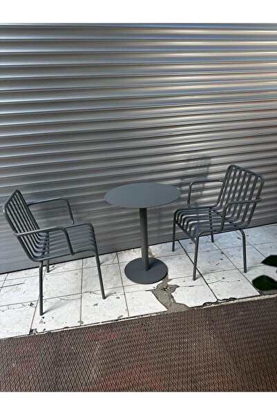 Deluxe Sandalye Kollu Gri