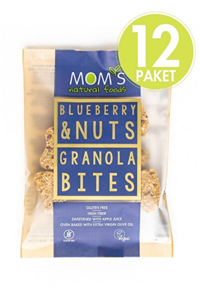 Mom's Natural Foods 12'lı Glutensiz Yaban Mersini Granola Bıtes