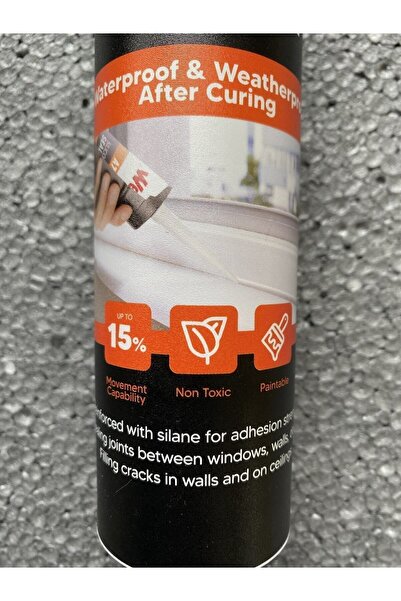 WELLY Chem 500 gr A720 Silikonize Mastik Beyaz