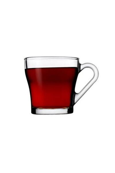 Paşabahçe Chorma 6 Pieces Tea Glass with Handle 52338