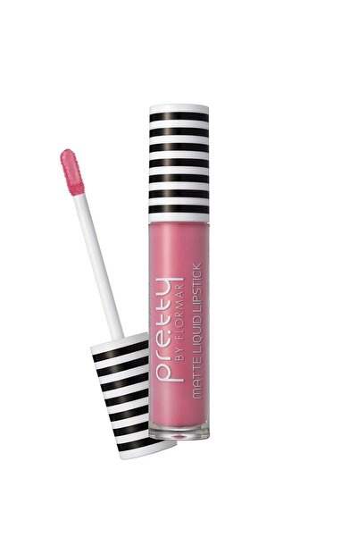 Flormar Yoğun Pigmentli Mat Likit Ruj - Pretty Matte Lipstick - 009 Fierce Cherry- 8690604462797