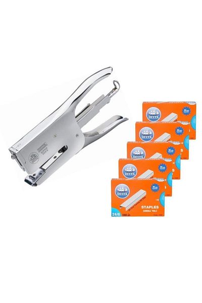 Delta 105 Steel Clamp Punch Machine + 5 Pieces of Staple Wire
