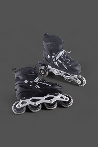 Vadi BLACK Double Row Adjustable Practice Skates